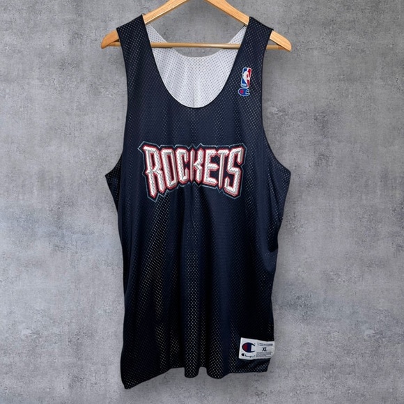 Vintage 90’s Champion Houston Rockets NBA Practice Jersey Men’s Size XL NWOT - Picture 1 of 9
